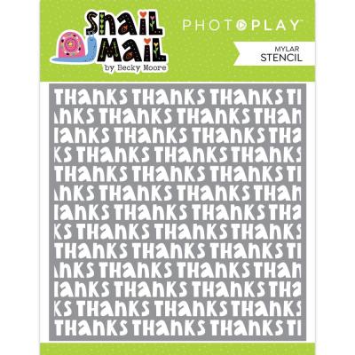 PhotoPlay Snail Mail Stencil - Snail Mail